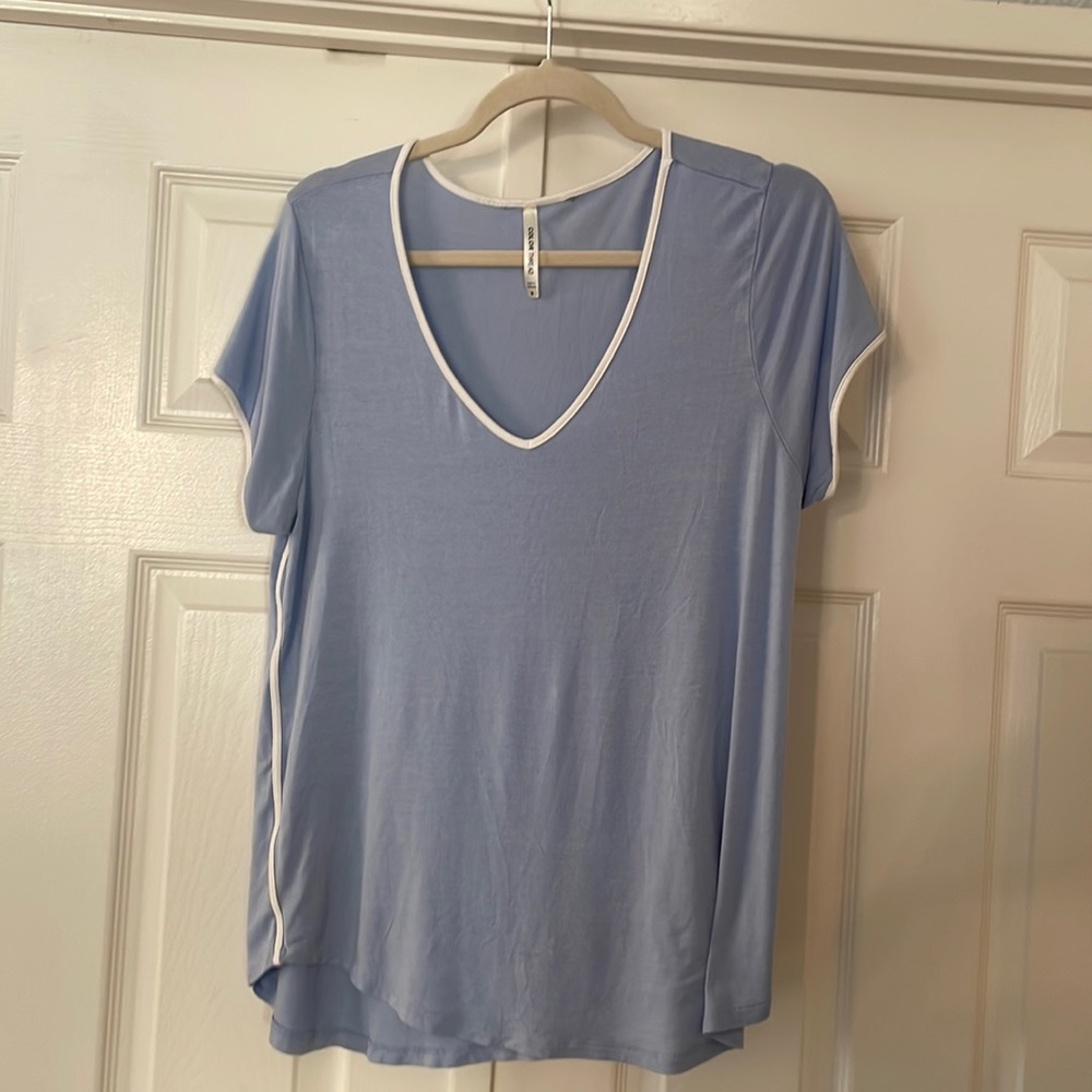 Color Thread light blue shirt